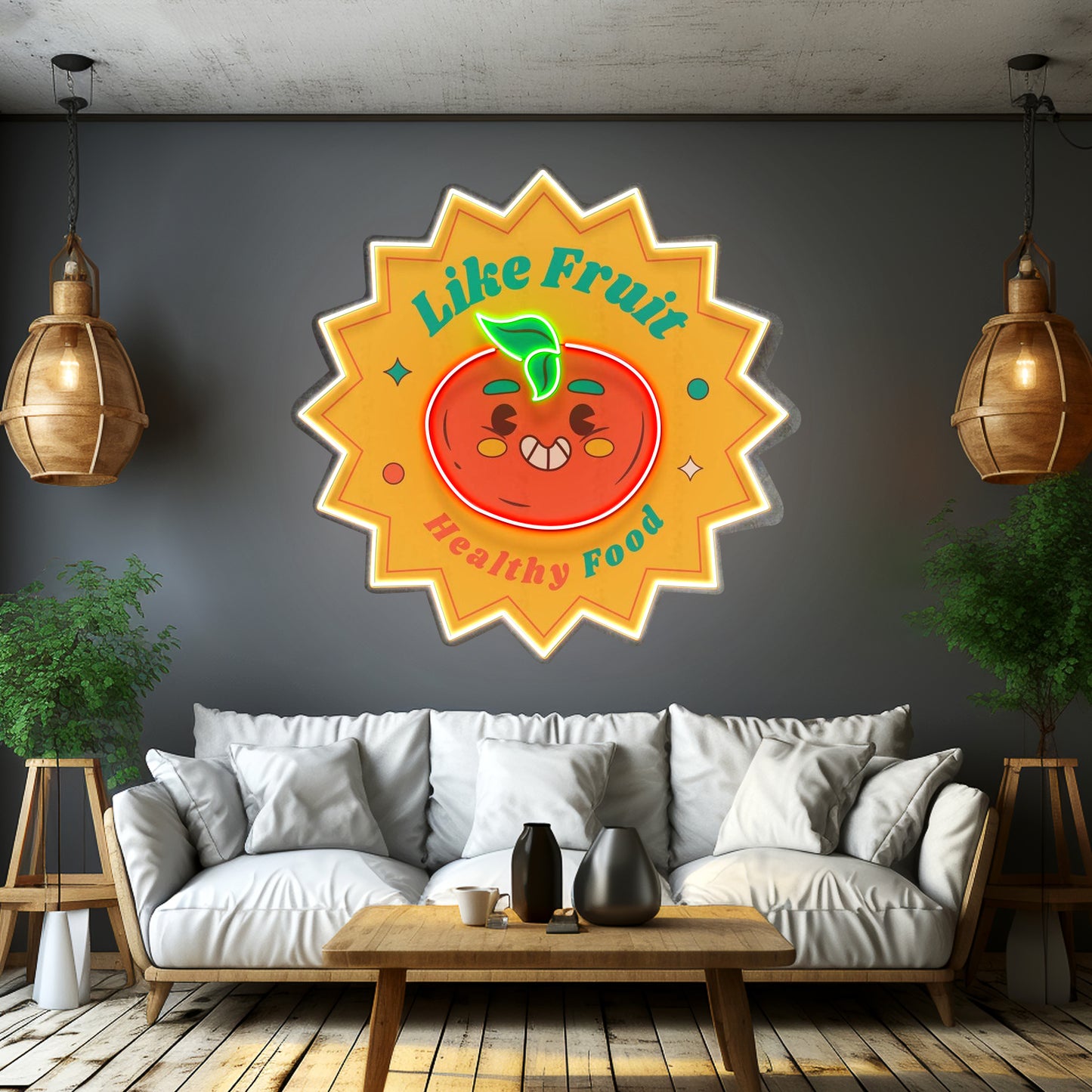 Like Fruit Custom Led Signs Artwork For Sale