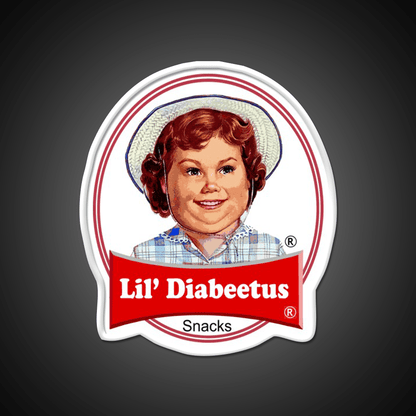 Lil Diabeetus Snack Food Led Neon Sign Rgb Color - Shineneon