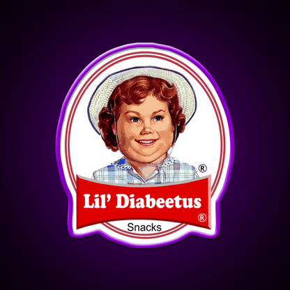 Lil Diabeetus Snack Food Led Neon Sign Rgb Color - Shineneon