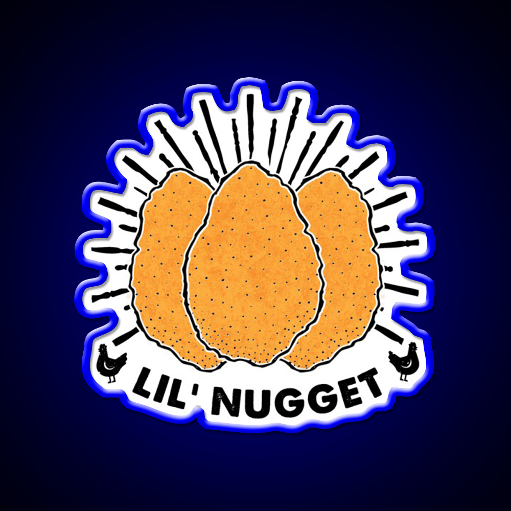 Lil Nugget Snack Food Led Neon Sign Rgb Color - Shineneon
