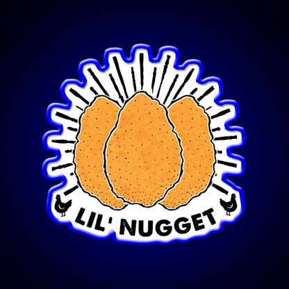 Lil Nugget Snack Food Led Neon Sign Rgb Color - Shineneon