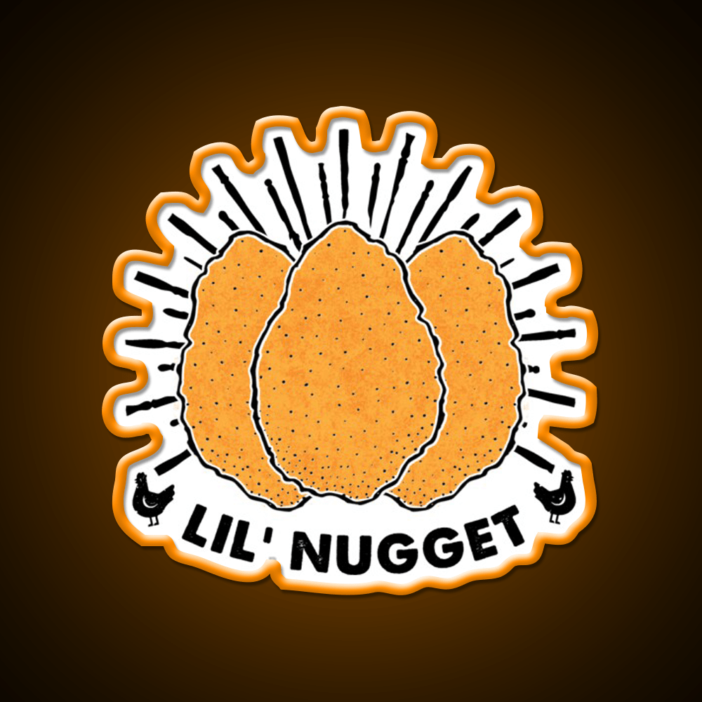 Lil Nugget Snack Food Led Neon Sign Rgb Color - Shineneon