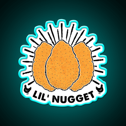 Lil Nugget Snack Food Led Neon Sign Rgb Color - Shineneon