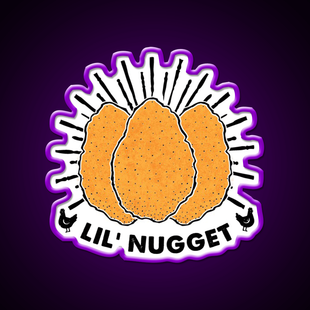 Lil Nugget Snack Food Led Neon Sign Rgb Color - Shineneon
