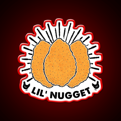 Lil Nugget Snack Food Led Neon Sign Rgb Color - Shineneon