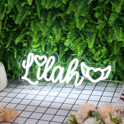 Lilah White Led Neon Sign - Shineneon