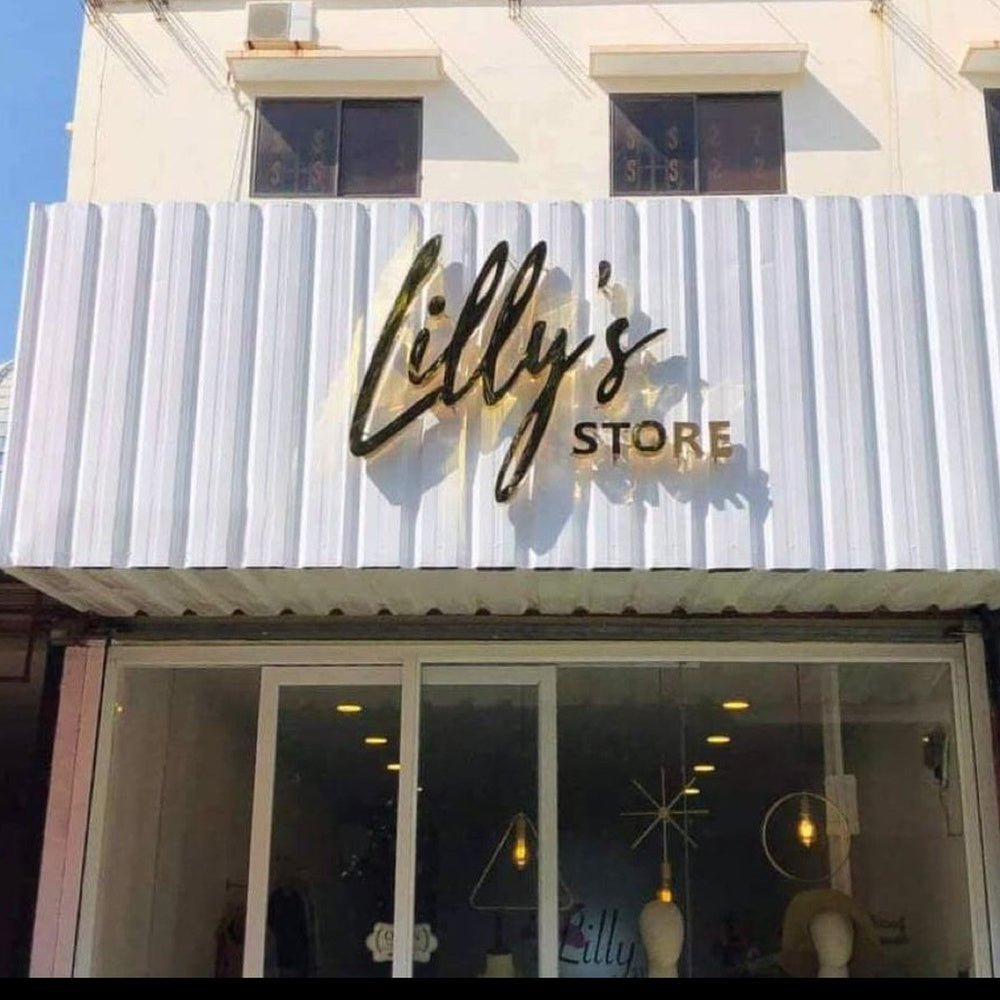 Lillys Store 3D Backlit Channel Letters Led Light Sign - Shineneon