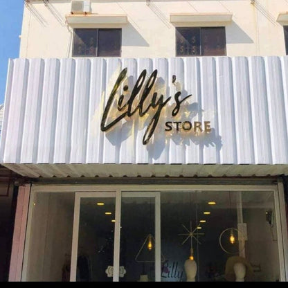 Lillys Store 3D Backlit Channel Letters Led Light Sign - Shineneon