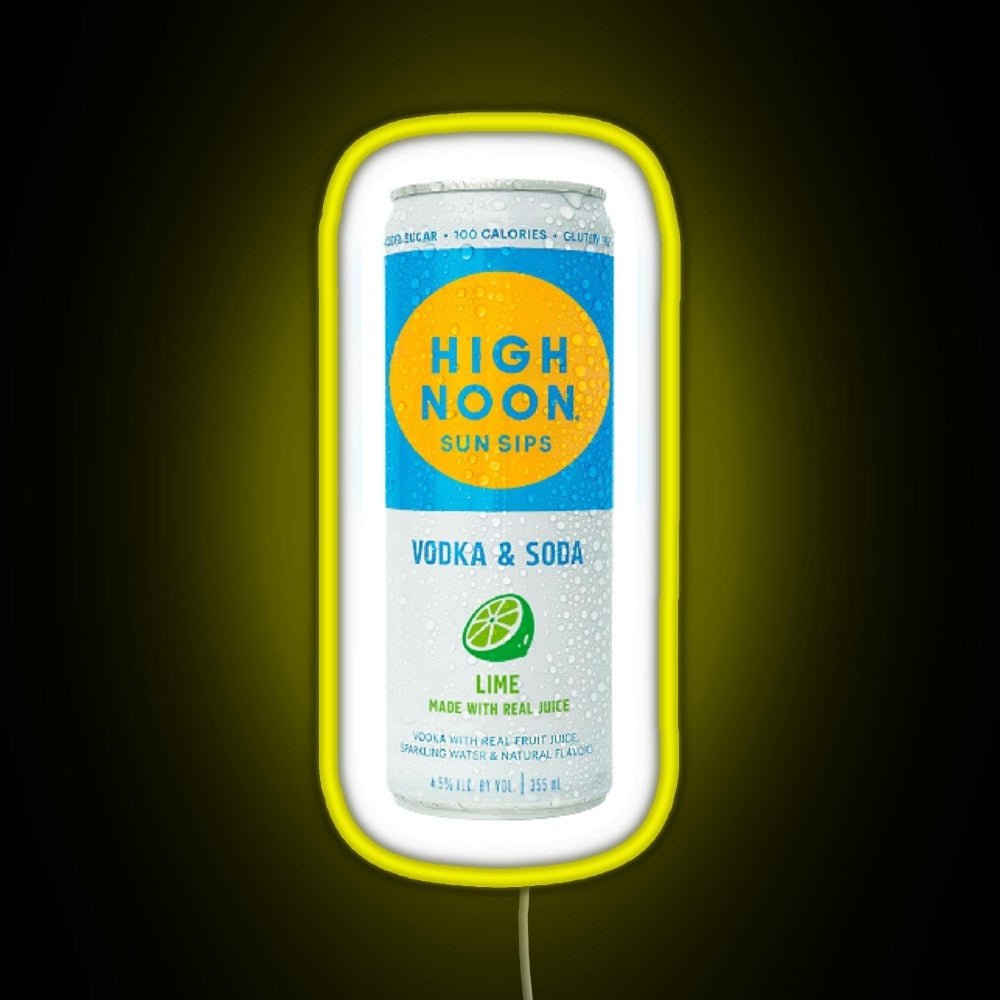 Lime High Noon Rgb Led Neon Sign Pop Wall Art - Shineneon