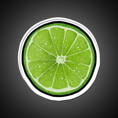 Lime Juice Bright Green Citrus Slices Cocktail Bar Decor Led Neon Sign Rgb Color - Shineneon