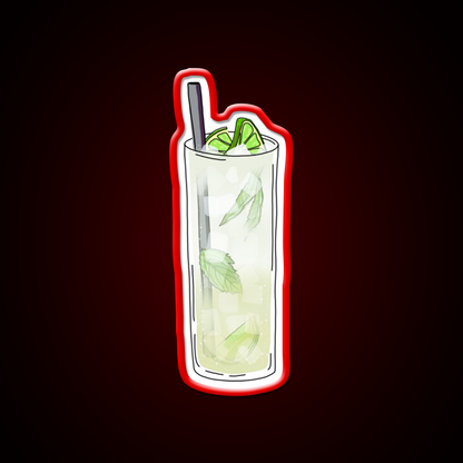 Lime Mint Mojito Cocktail Drink Cocktail Bar Decor Led Neon Sign Rgb Color - LED neon sign view 10