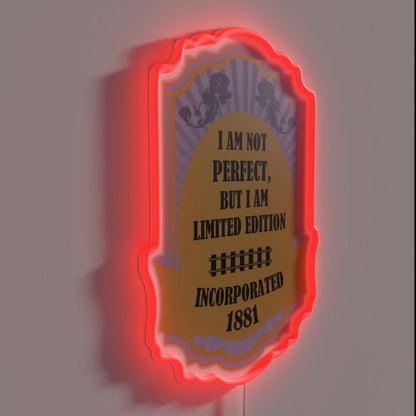 Limited Edition Rgb Led Neon Sign - LED neon sign close-up detail
