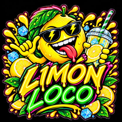 Limon Loco Custom LED Neon Sign | 8d19235d280fcbbcdcd6aced1254304a42cd5d27a558b197d794c66c722f04df | effect