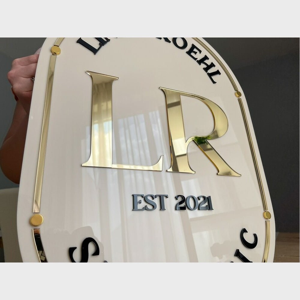 Linda Roehl Skin Clinic Acrylic Business Logo Sign - Shineneon