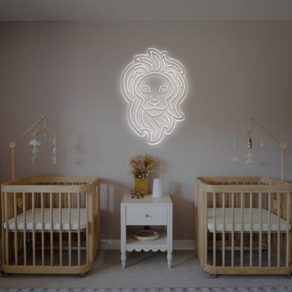 Lion Head Led Neon Sign For Bars Offices And Trendy Home Decor | Shineneon