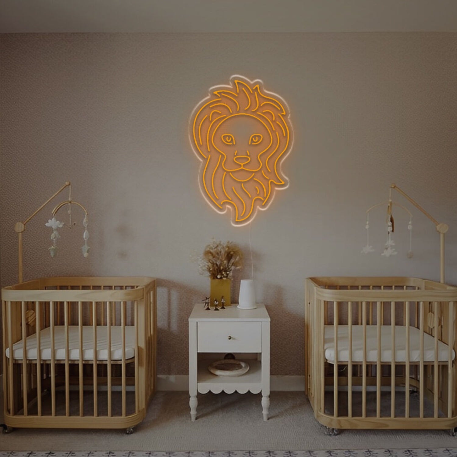 Lion Head Led Neon Sign For Bars Offices And Trendy Home Decor | Shineneon