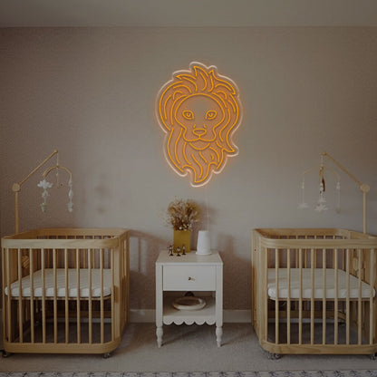 Lion Head Led Neon Sign For Bars Offices And Trendy Home Decor | Shineneon