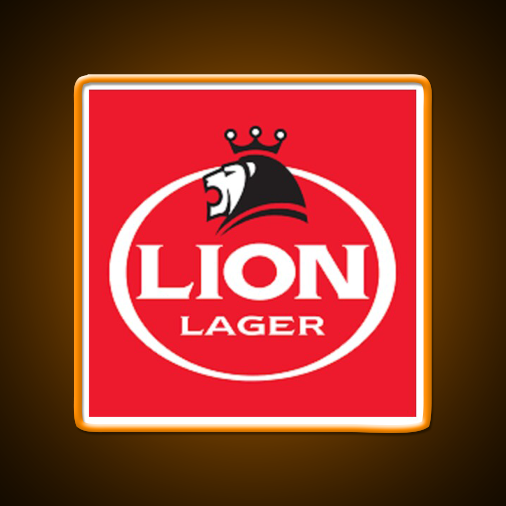 Lion Lager Logo Beer Bar Decor Led Neon Sign Rgb Color - LED neon sign view 6