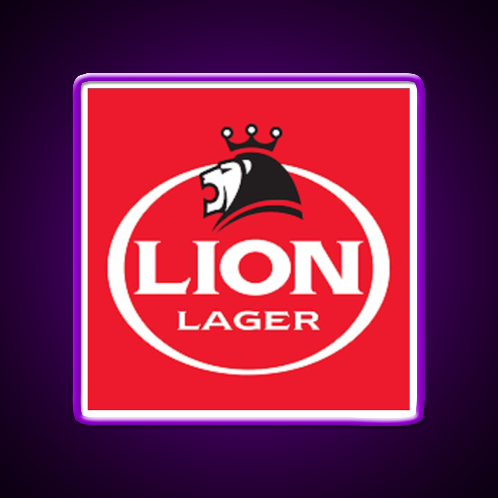 Lion Lager Logo Beer Bar Decor Led Neon Sign Rgb Color - LED neon sign view 9
