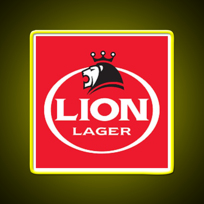 Lion Lager Logo Beer Bar Decor Led Neon Sign Rgb Color - LED neon sign view 7