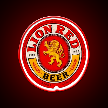 Lion Red Beer Drink Beer Bar Decor Led Neon Sign Rgb Color - LED neon sign view 10
