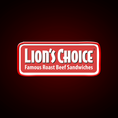 Lions Choice Snack Food Led Neon Sign Rgb Color - Shineneon