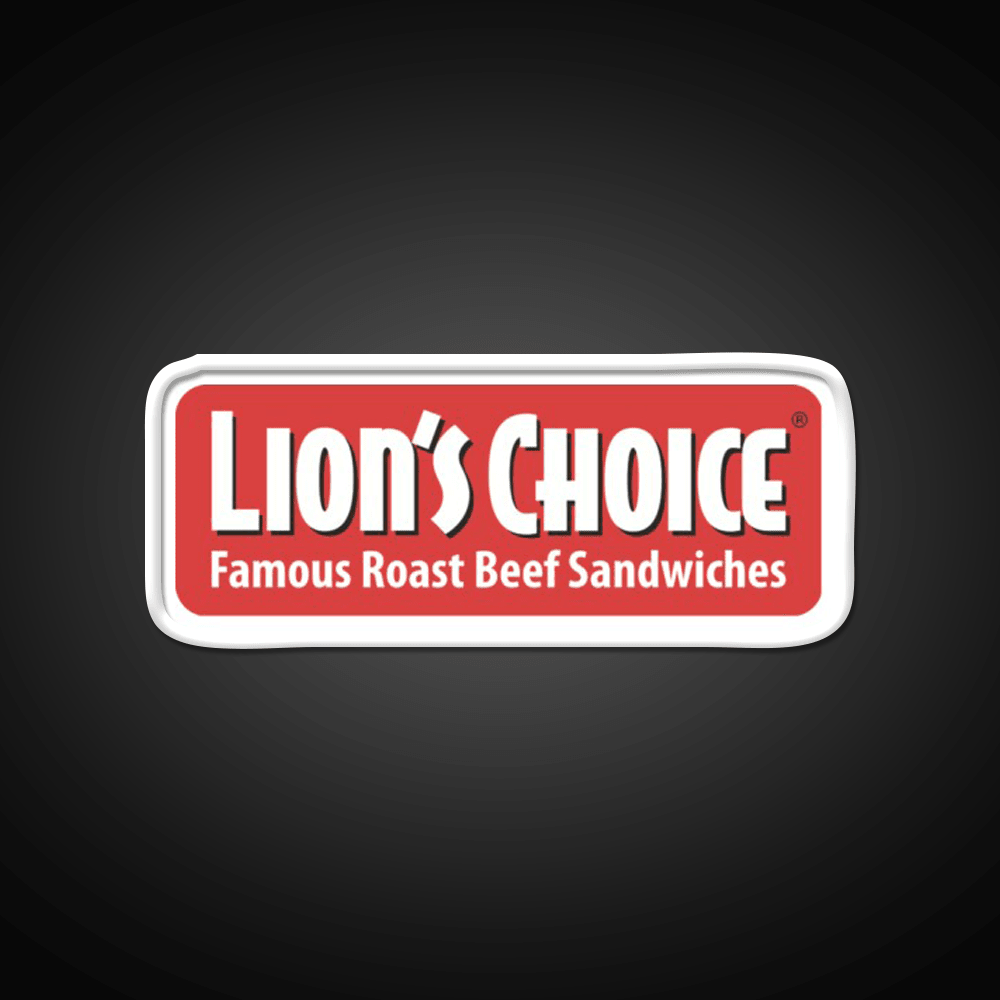 Lions Choice Snack Food Led Neon Sign Rgb Color - Shineneon