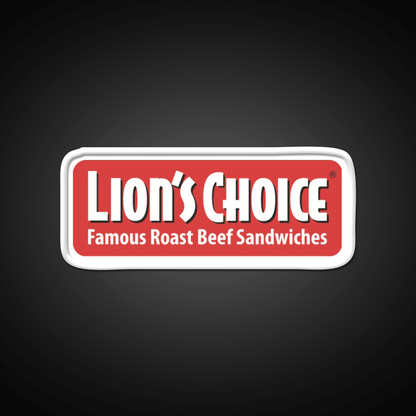 Lions Choice Snack Food Led Neon Sign Rgb Color - Shineneon