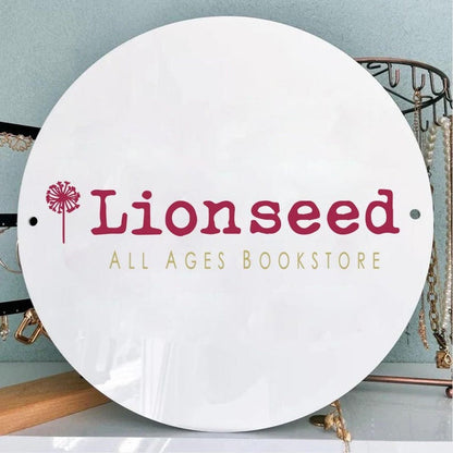 Lionseed Booksore Acrylic Business Logo Sign - Shineneon