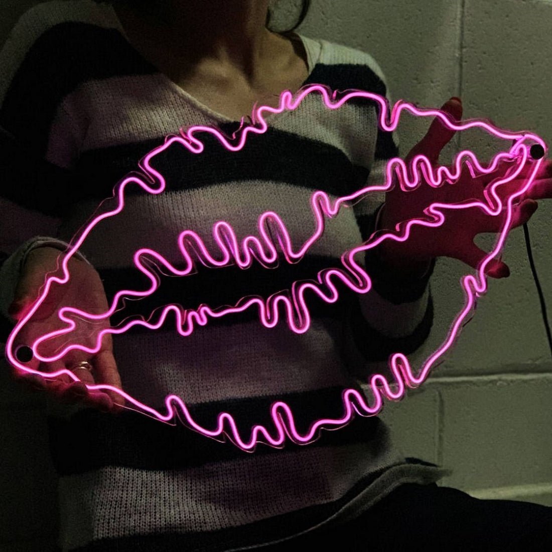 Lips Led Sign Business Neon Signs Wall Art - Shineneon