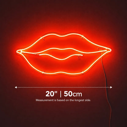 Lips Lounge Neon Sign LED Neon Sign size image