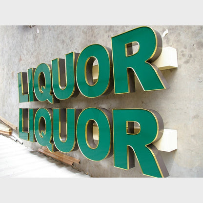 Liquor 3D Frontlit Channel Letters Led Light Sign - Shineneon