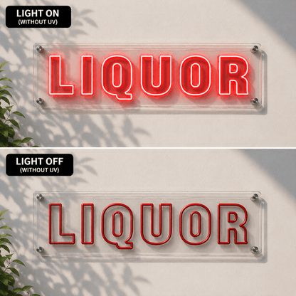 LIQUOR Custom LED Neon Sign - Shineneon