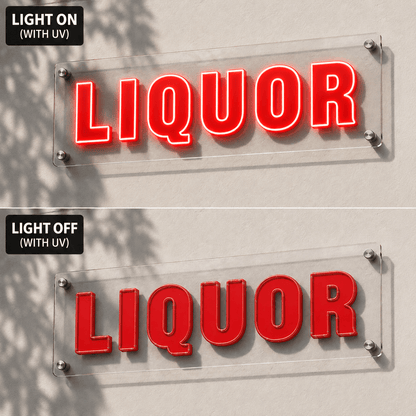 LIQUOR Custom LED Neon Sign - Shineneon