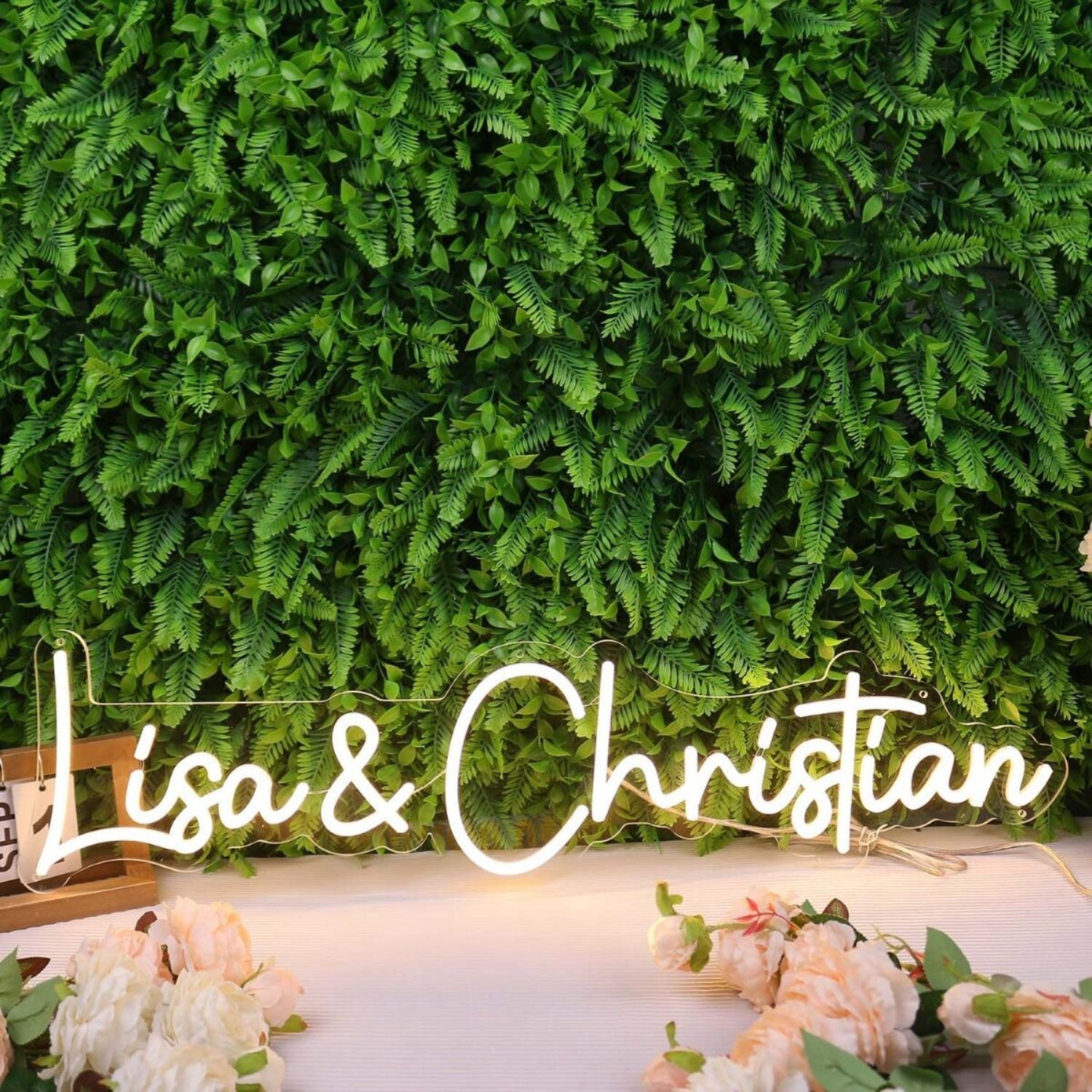 Lisa And Christian Yellow Led Neon Sign - Shineneon