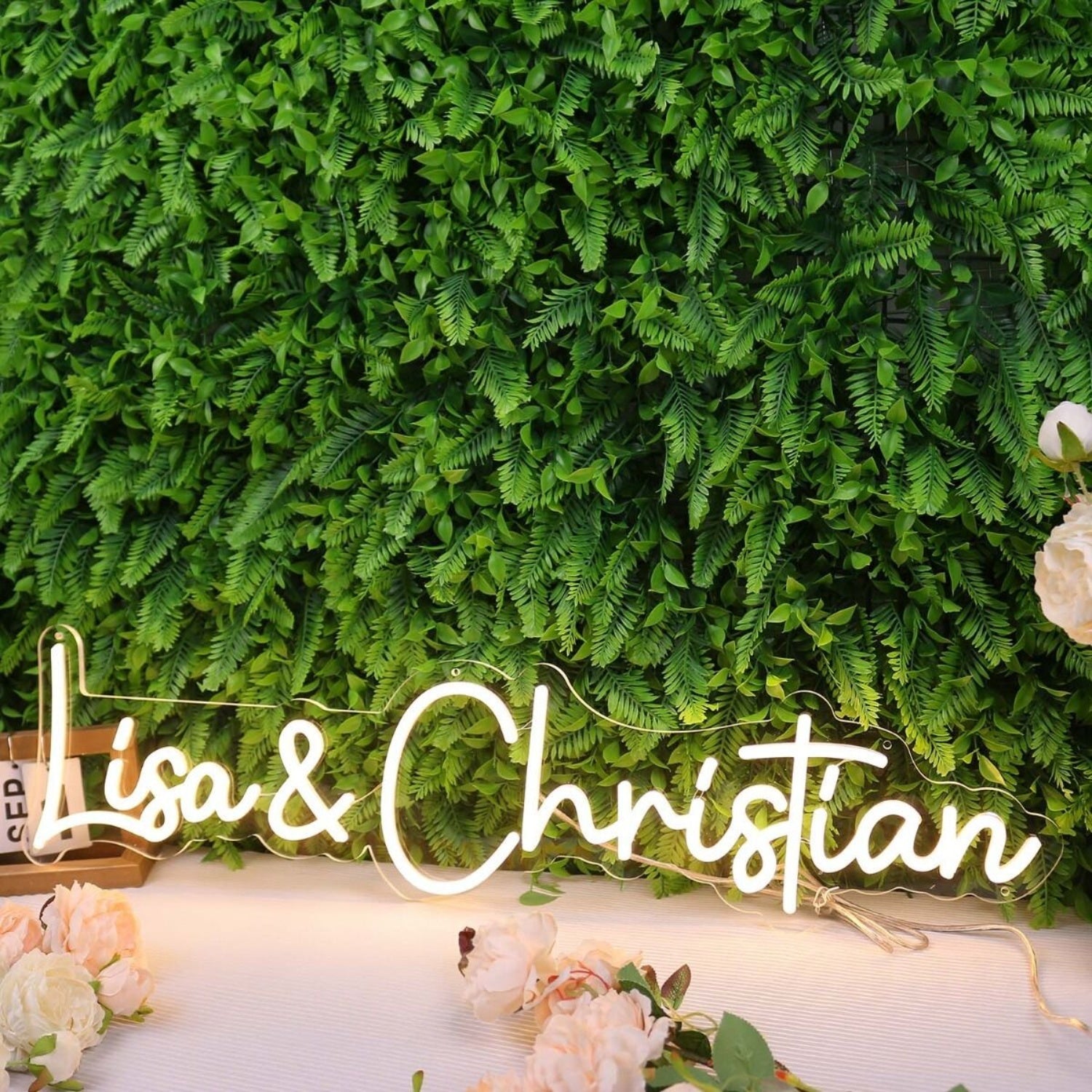 Lisa And Christian Yellow Led Neon Sign - Shineneon