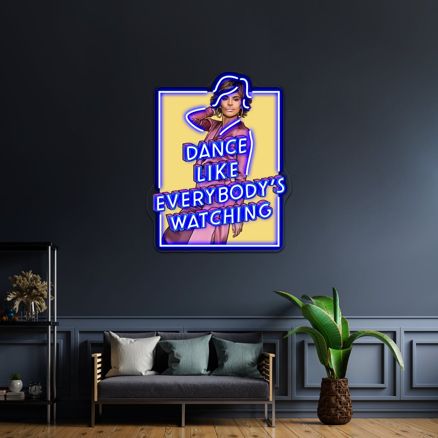 Lisa Rinna Dancing On The Tables Artwork Led Neon