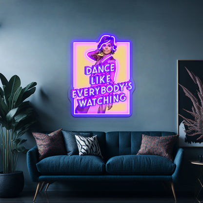 Lisa Rinna Dancing On The Tables Artwork Led Neon