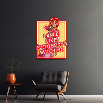 Lisa Rinna Dancing On The Tables Artwork Led Neon