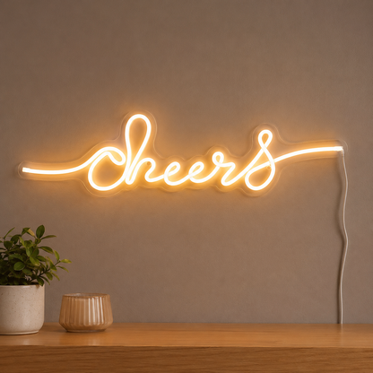 Lit Cheers Sign LED Neon LED Neon Sign main product image