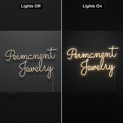 Lit Get LED Neon Sign day and night comparison