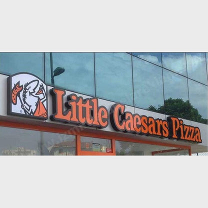 Little Caesars Pizza 3D Frontlit Channel Letters Led Light Sign - Shineneon