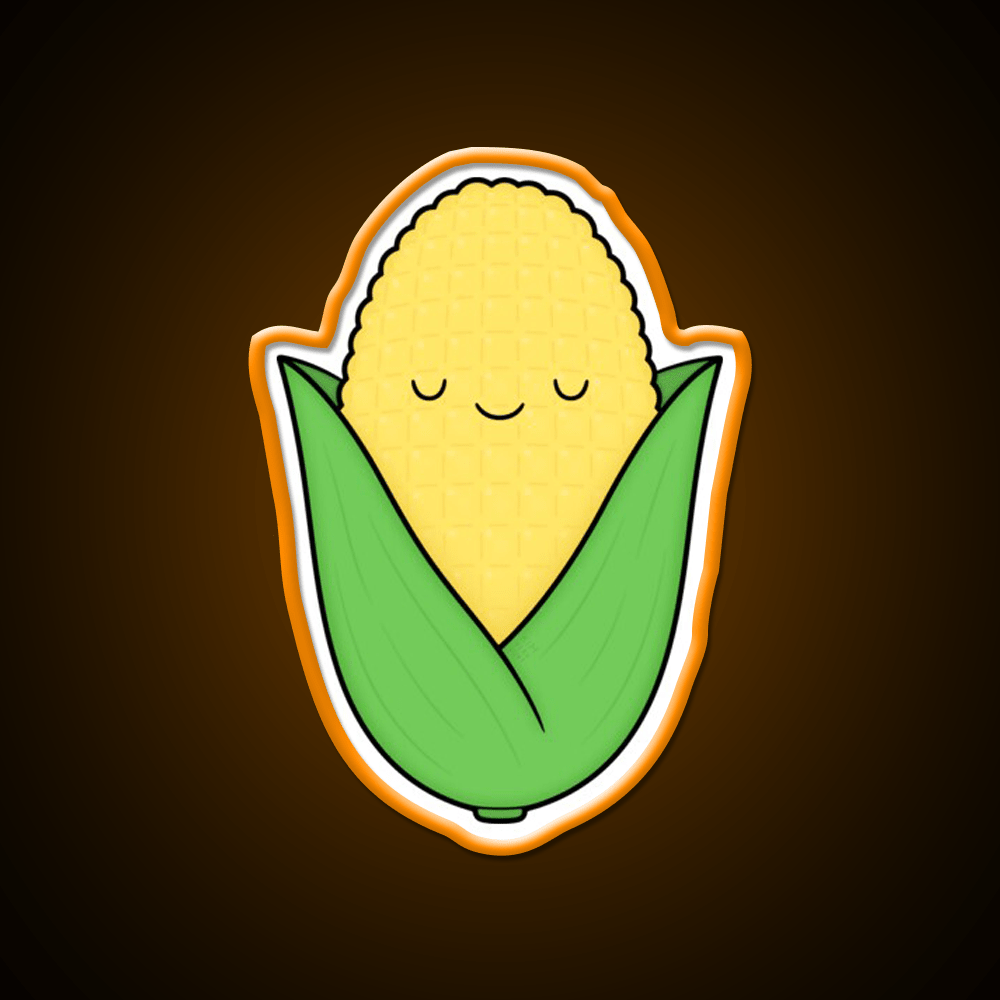 Little Corn Cob Snack Food Led Neon Sign Rgb Color - Shineneon