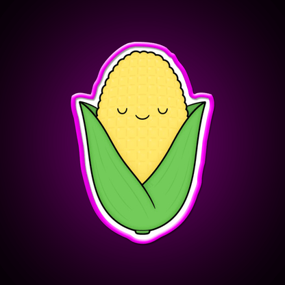 Little Corn Cob Snack Food Led Neon Sign Rgb Color - Shineneon