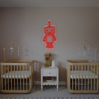 Little Cuty Robot Led Neon Sign Ideal | Shineneon