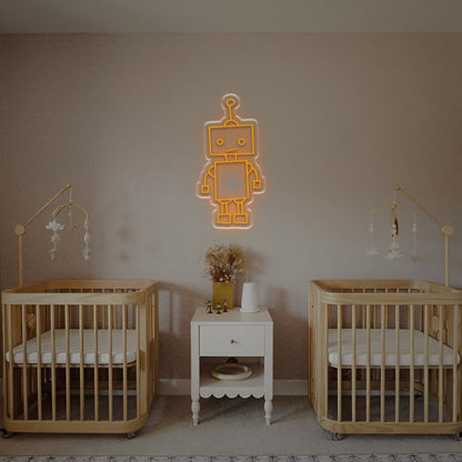 Little Cuty Robot Led Neon Sign Ideal | Shineneon