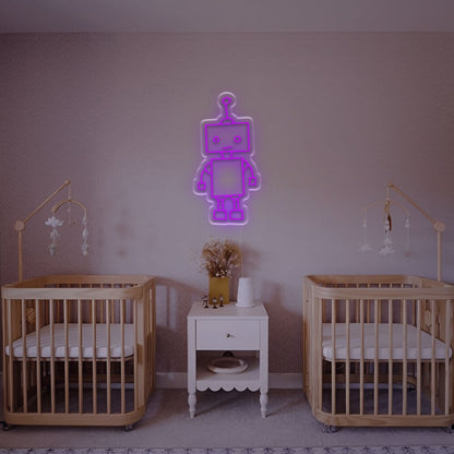 Little Cuty Robot Led Neon Sign Ideal | Shineneon