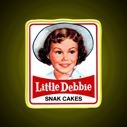Little Debbie Snack Food Led Neon Sign Rgb Color - Custom LED neon sign front view