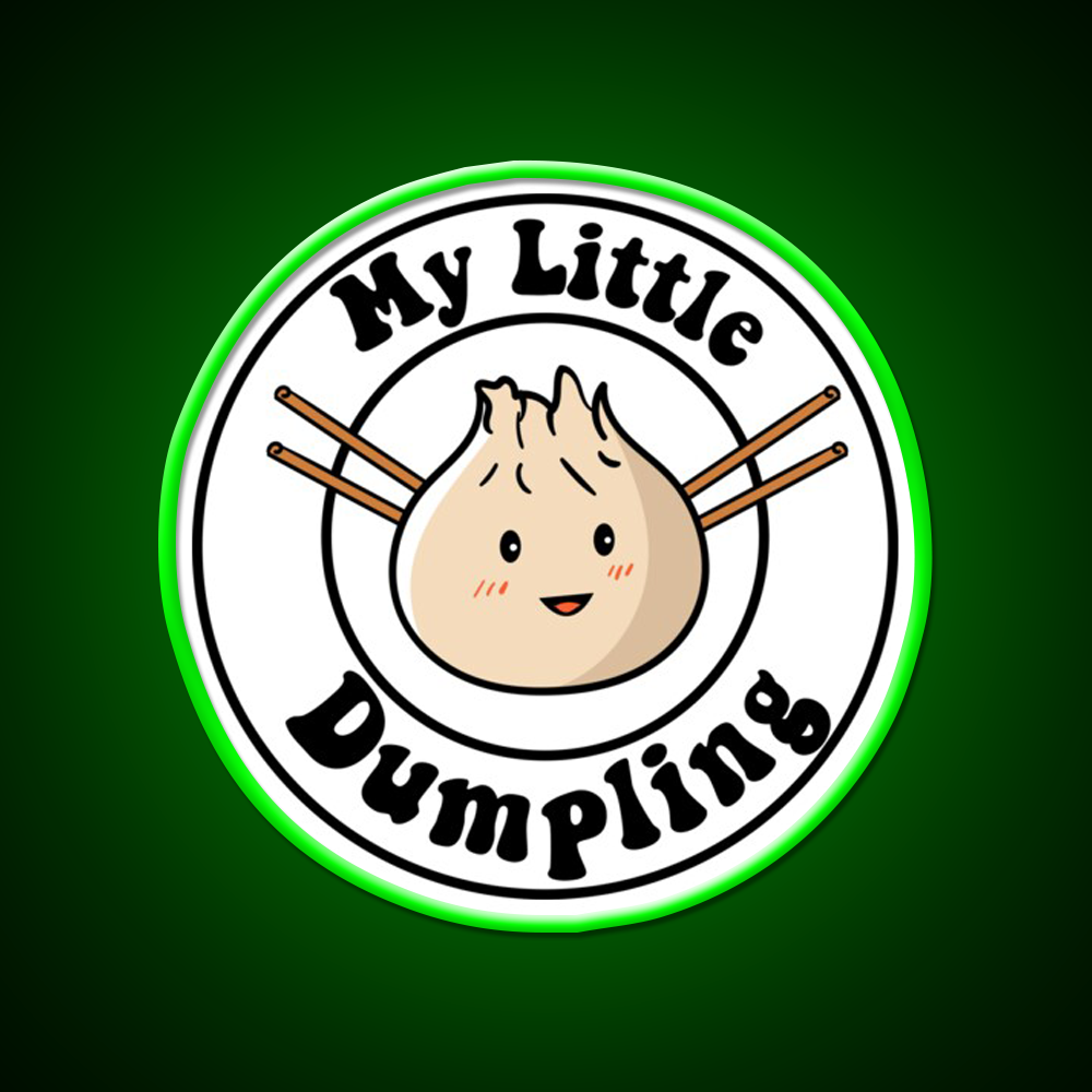 Little Dumpling Led Neon Sign Chinese Food Rgb Color