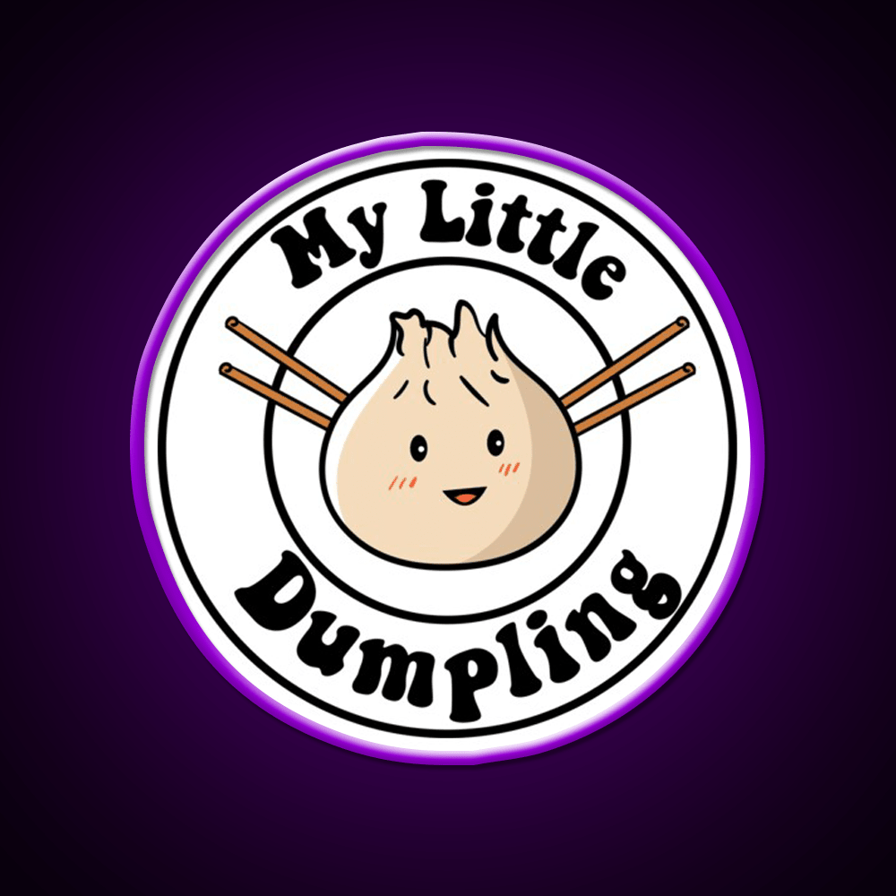 Little Dumpling Led Neon Sign Chinese Food Rgb Color - Shineneon